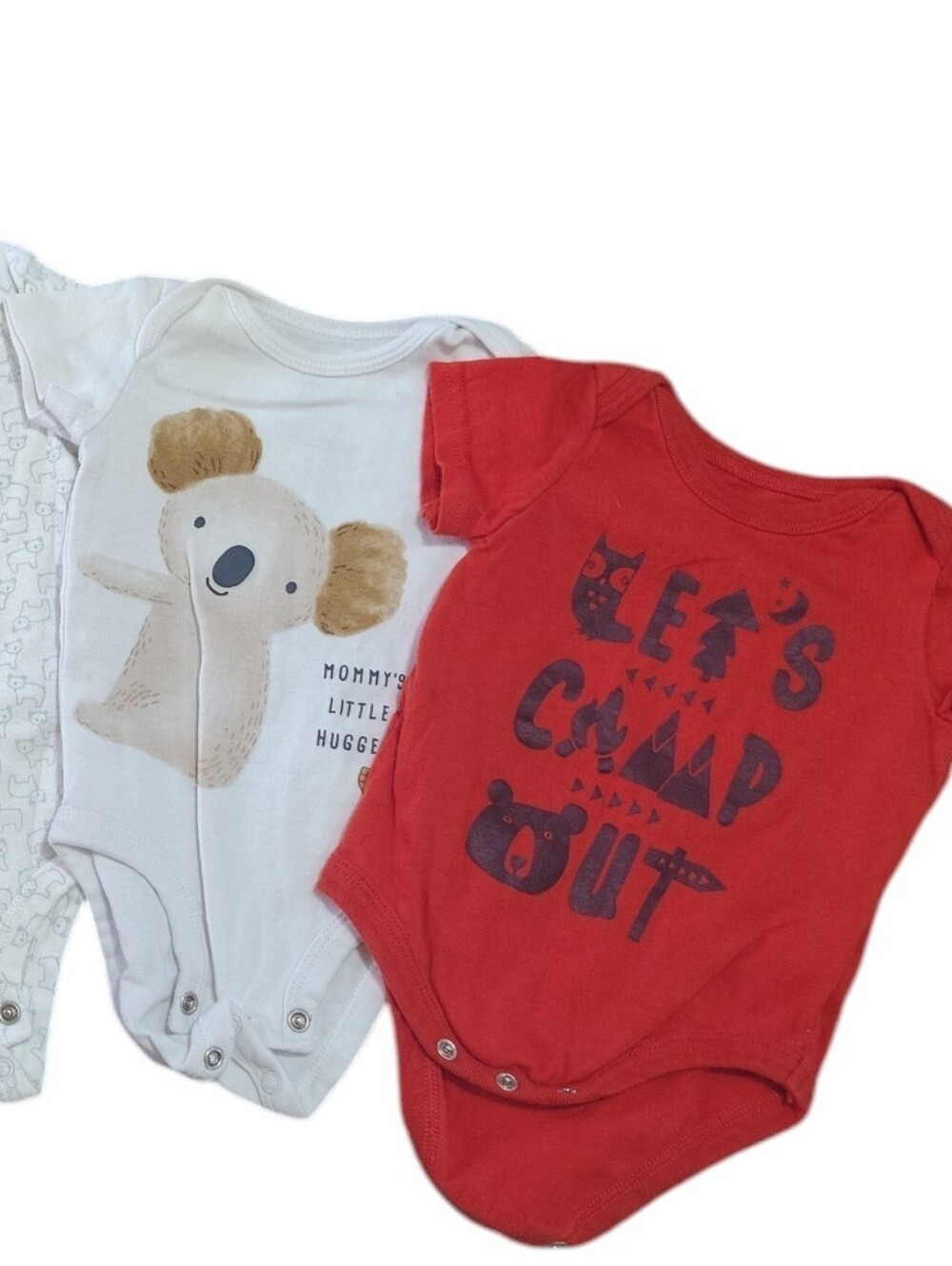 Carter's Gerber Child of Mine Small Wonders Baby Boy Bodysuit Lot 5pc 0-6M - Picture 10 of 11